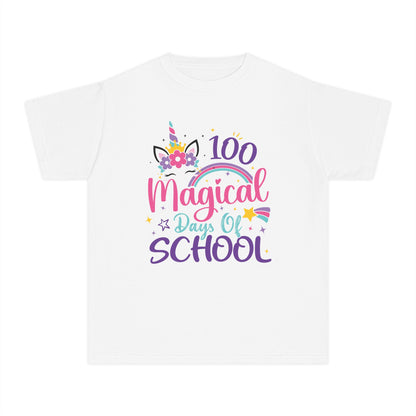 "100 Magical Days of School" Unicorn Edition Youth T-shirt