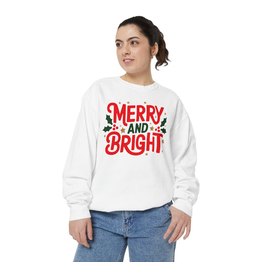 Merry and Bright Sweatshirt | GenZ | Women