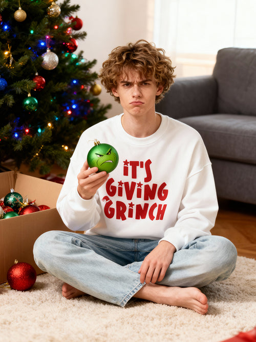 It's giving...Grinch (Boy)